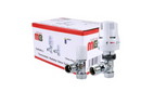 15MM Europa 3 Angled Twin Thermostatic Radiator Valve (TRV)