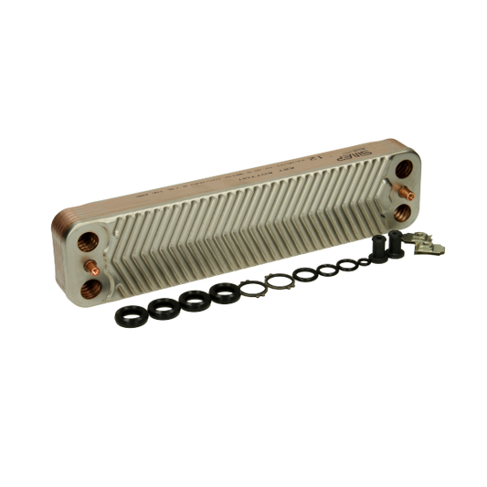 Worcester Bosch DHW Plate Heat Exchanger – 87161066860 (12-Plate*) – Greenstar/CDi