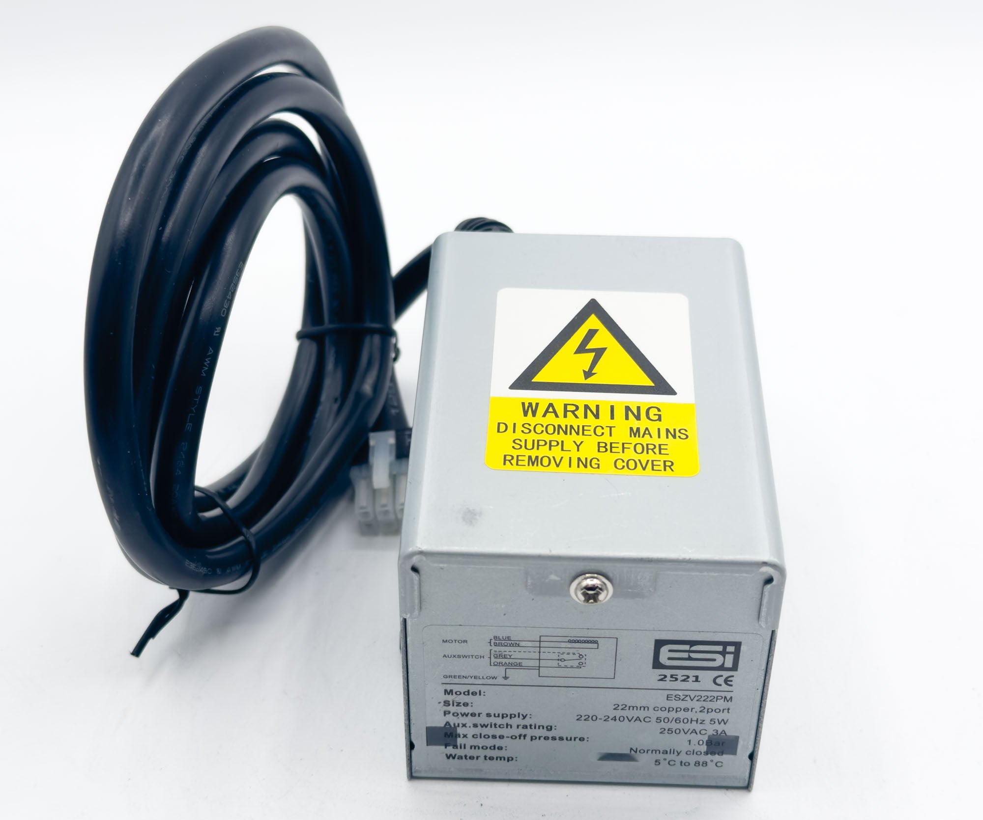 ESi 2 Port Actuator Head | ESZVA2PM | Pre-Wired Wiring