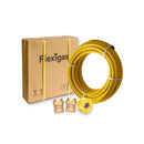 Flexigas Flexible Gas Pipe 15mm/22mm/28mm/32mm 5Metres/10Metres Kits