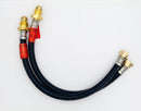 Twin Manual OPSO Propane Regulator Kit With POL Pigtails