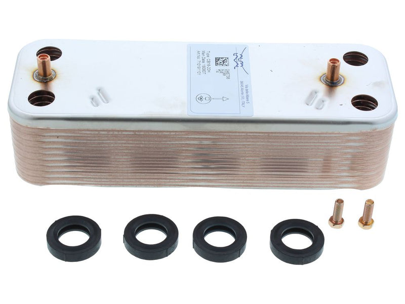 Baxi 20-Plate DHW Heat Exchanger 7223558 Genuine Boiler Part