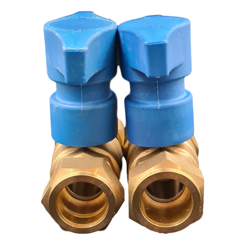 Boiler-M8 Isolation Valves 28 mm (Pair) – Full-Bore Compression Valves for Magnetic Filter Installations