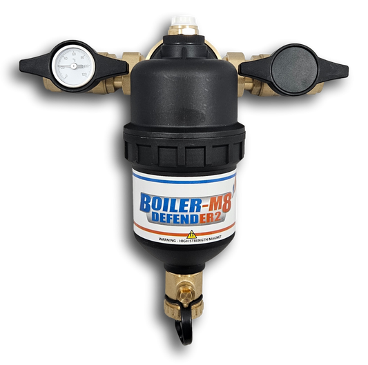 Boiler-M8 Defender-2 22 mm Magnetic Filter – Central Heating System Protection & Filtration