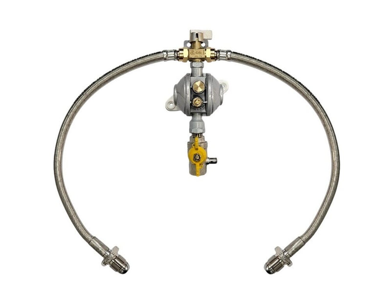 Manual Changeover Kit with POL Fittings, OPSO & Overbraided Pigtails