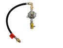 Continental LPG Single Regulator Kit 4kg/hr with OPSO, Bracket & Rubber Pigtail