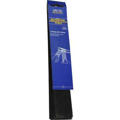 Arctic Hayes Abrasive Mini Strips — 10 Pack (A662100) | 180 Grit, Waterproof