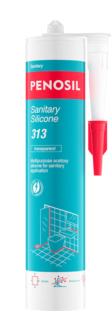 PENOSIL Sanitary Silicone 313 Multipurpose sanitary silicone (White) (Pack:24)