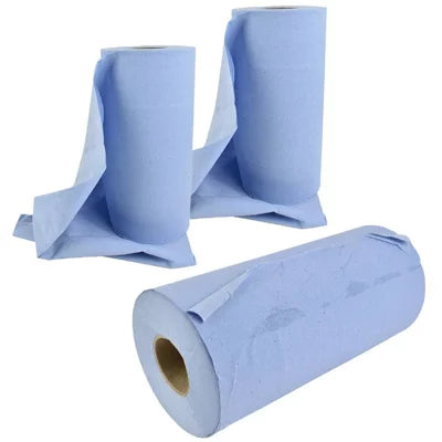 Arctic Hayes Blue Paper Roll — 3-Ply, 105 Sheets (3311 / 445031)