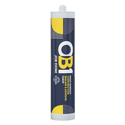 OB1 Hybrid Clear Hybrid General-purpose Adhesive, sealant & filler, 290ml