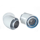 Baxi Multifit 60/100 Pair of 135° Flue Bends – Boiler Flue Accessory 720647901
