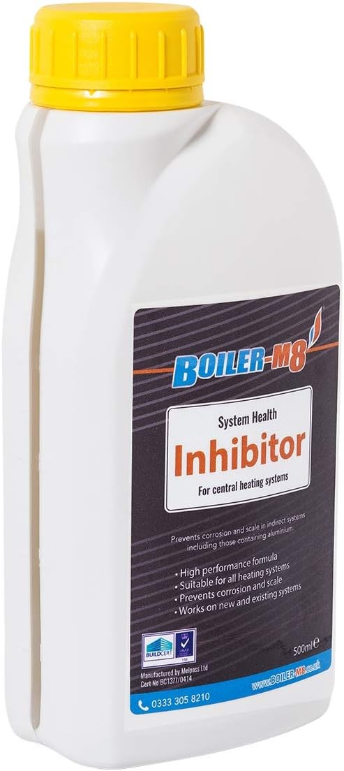 Boiler-m8 System Health Inhibitor — 500ml (Benchmark/BuildCert & WRAS Approved)