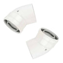 Baxi Multifit 60/100 Pair of 135° Flue Bends – Boiler Flue Accessory 720647901