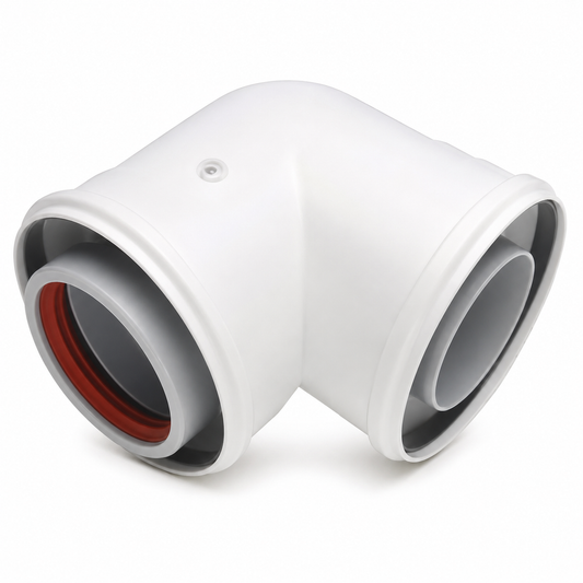 Worcester Bosch 125mm 90° Flue Elbow 7719003664