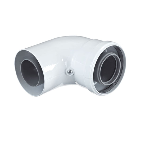 Baxi Multifit 60/100 93° Flue Bend – Boiler Flue 60 mm/100 mm 720648401