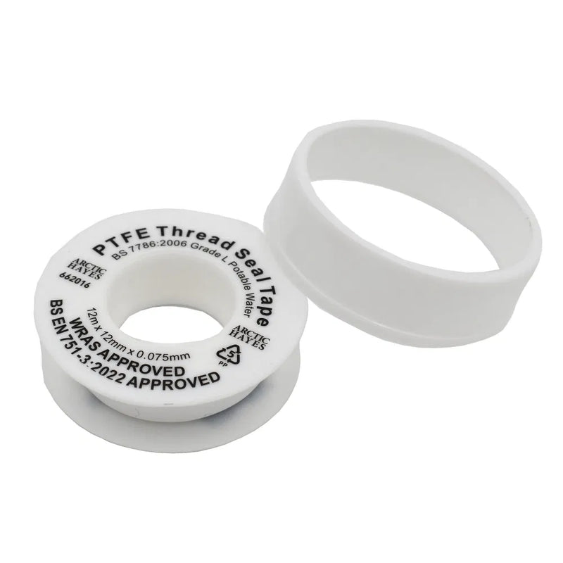 Arctic Hayes Standard PTFE Tape — 12mm × 12m (A662016) | 10 Pack
