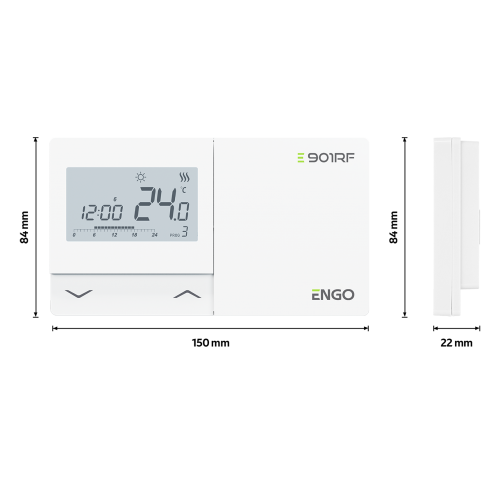 ENGO E901-RF Programmable Wireless Thermostat