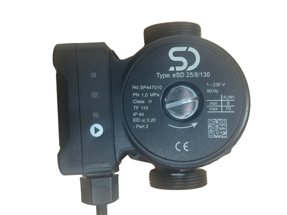 SD Circulator Pump eSD 25/8/130 8m Head 4.8m³/h 130mm Heating Pump 230V