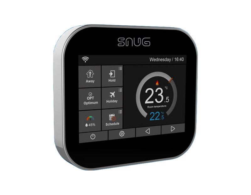 SnugStat RF Smart Wi-Fi Thermostat (Black) - Water