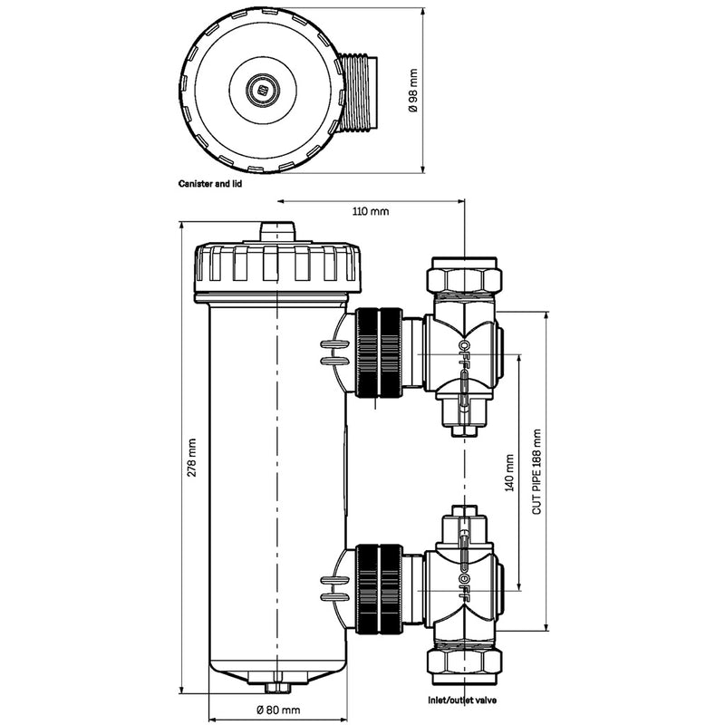 Adey Magnaclean Pro 2XP 28mm [BULK BUYS]