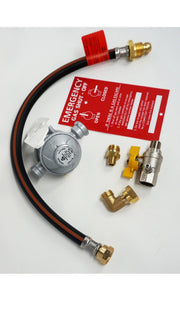 Cavagna LPG Single Cylinder Propane Gas Regulator Kit — UK POL, 37 mbar (4 kg/h)