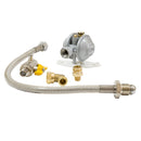 LPG Single Wall Mounted Regulator with OPSO & Stainless Steel Hose