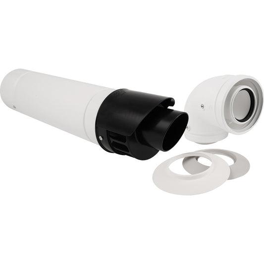 Vokera Telescopic Flue Kit 20129176 | Horizontal Boiler Flue