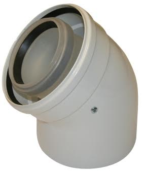 Worcester Greenstar 125mm 45deg Flue Bend 7719003665