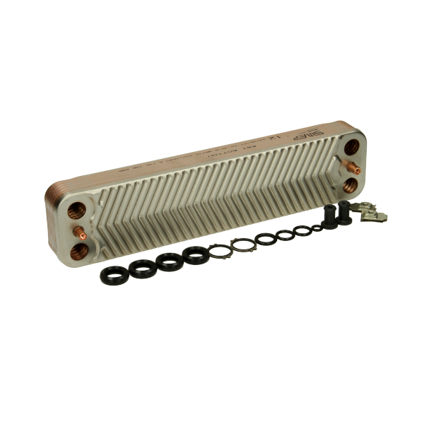 Worcester Bosch DHW Plate Heat Exchanger – 87161066860 (12-Plate*) – Greenstar/CDi