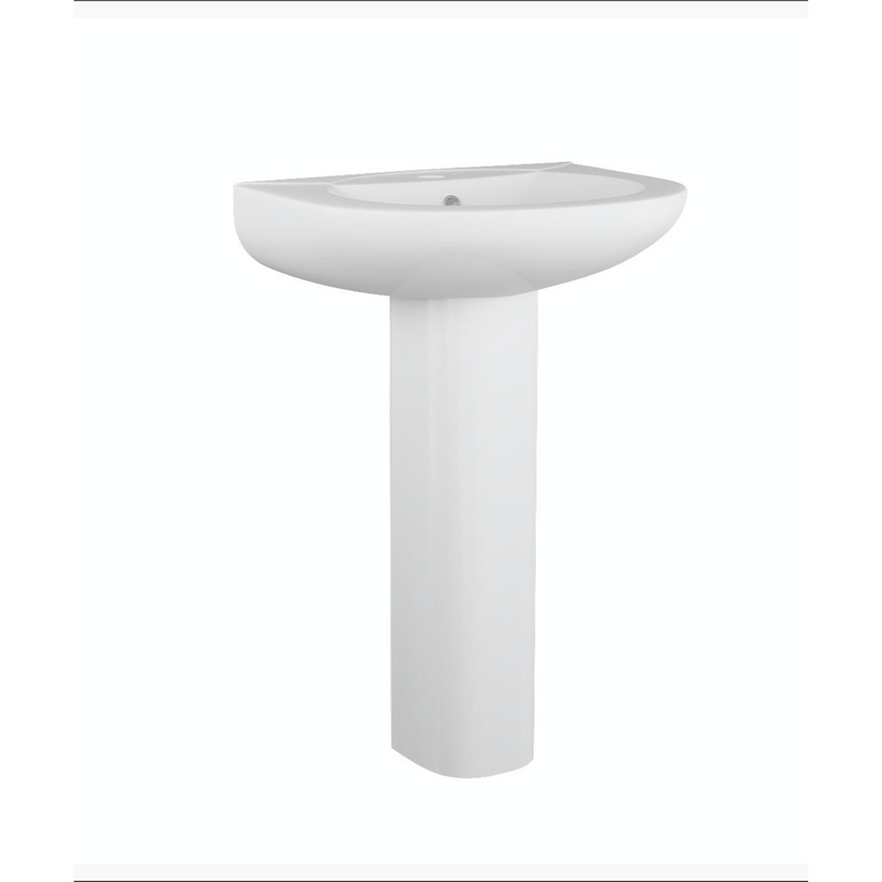 Vitra Close Coupled Toilet with 540mm Basin Cloakroom Suite (4Piece)