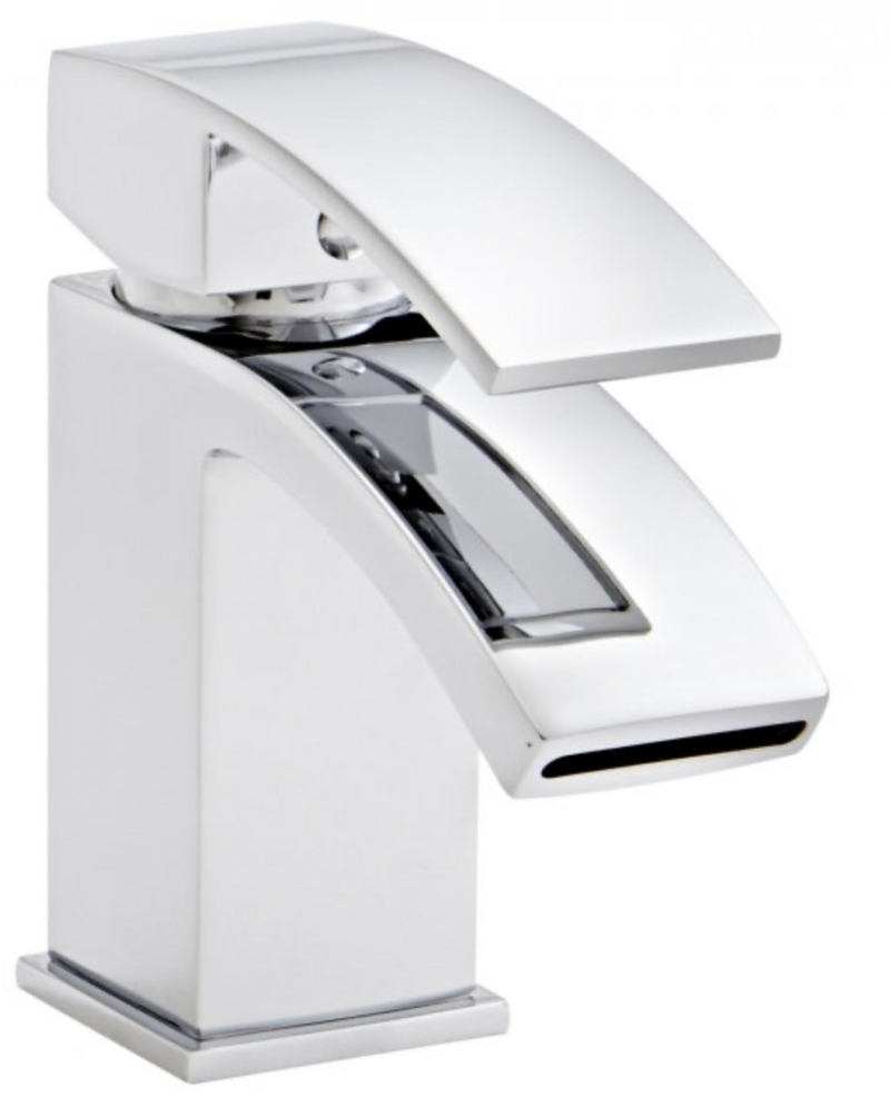 Flair Mono Basin Mixer Tap with Click Waste - Chrome