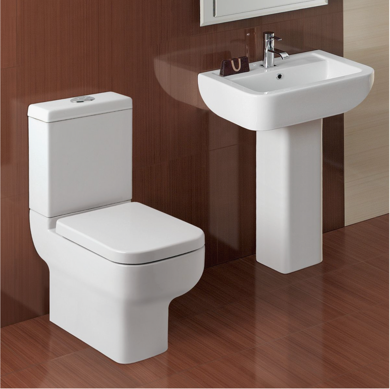 Kartell K-Vit Options 600 White Comfort Height Close Coupled WC Pan And Cistern