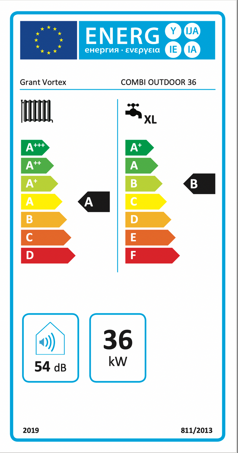 Grant Vortex External Combi Boiler | 26kw or 36kw