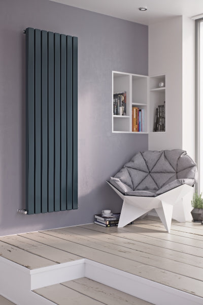 Vulcan Square Designer Vertical Radiators | Anthracite