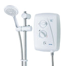Triton T80Z Fast-Fit Electric Shower — White/Chrome | 8.5kW, 9.5kW & 10.5kW